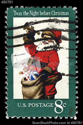 Image of Christmas postage stamp