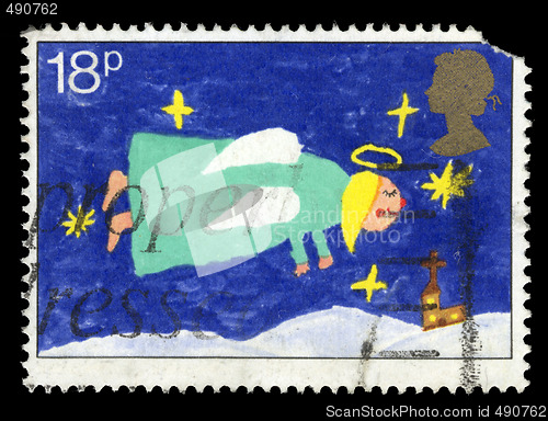 Image of Christmas postage stamp