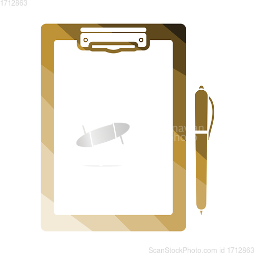 Image of Tablet and pen icon