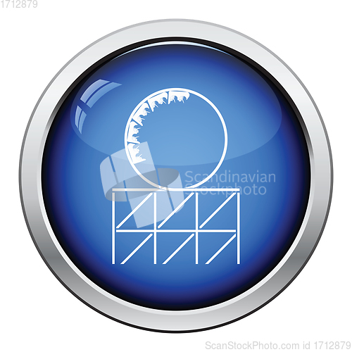 Image of Roller coaster loop icon