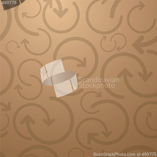 Image of golden seamless arrow