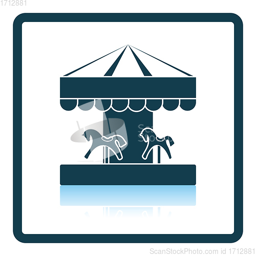 Image of Children horse carousel icon