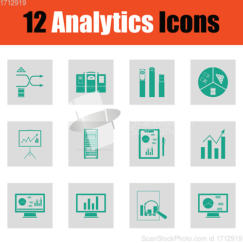 Image of Analytics icon set