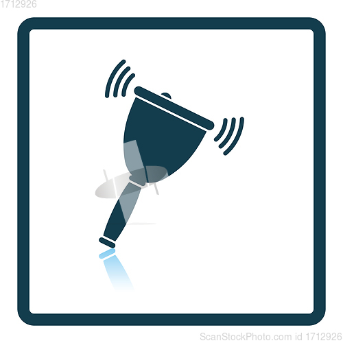 Image of School hand bell icon