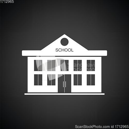 Image of School building icon