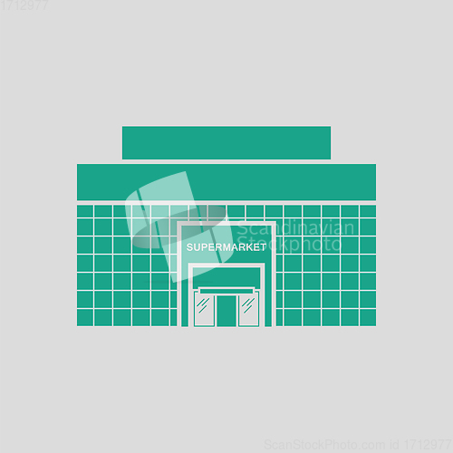 Image of Supermarket building icon