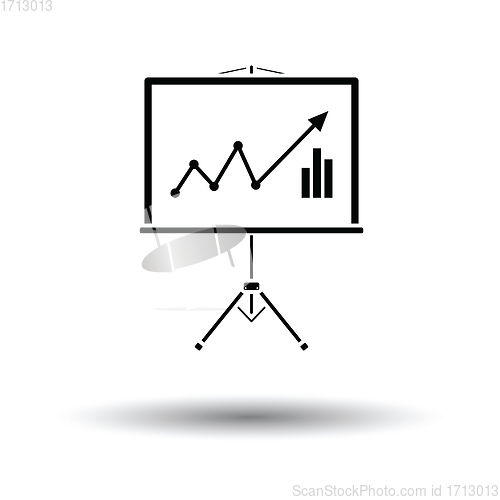 Image of Analytics stand icon