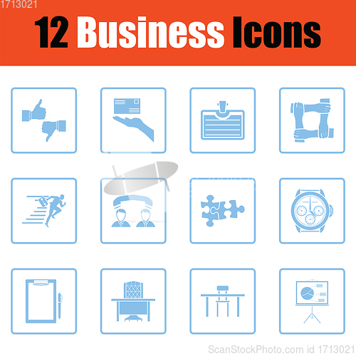 Image of Business icon set