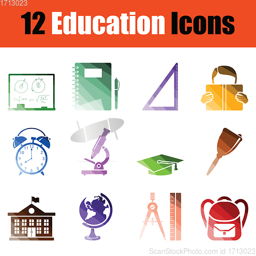 Image of Education icon set