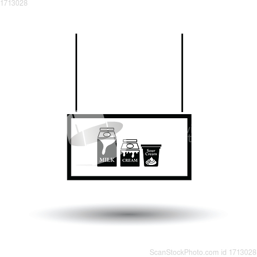 Image of Milk market department icon
