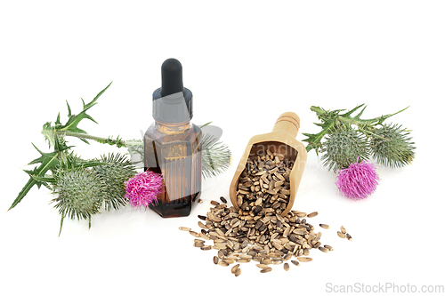 Image of Milkthistle Natural Herbal Medicine and Dietary Supplement