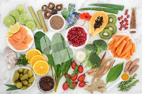 Image of Nutritious Health Food for Immune System Support