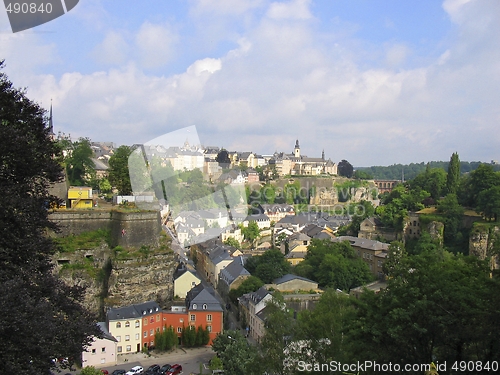 Image of Old town Luxembourg city 