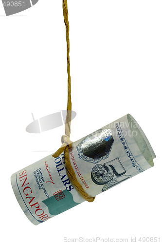 Image of Dangling Singapore dollar