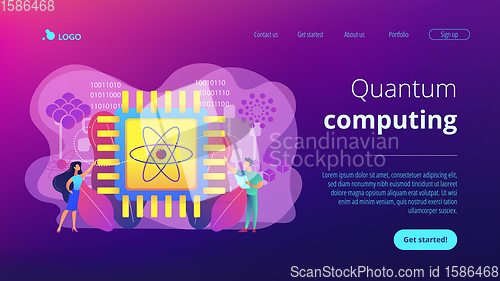 Image of Optical technology concept landing page.