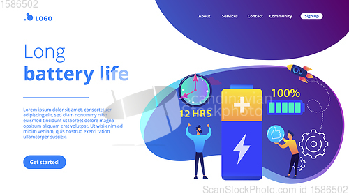 Image of Battery runtime concept landing page.