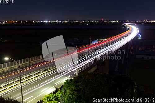 Image of Highway at night