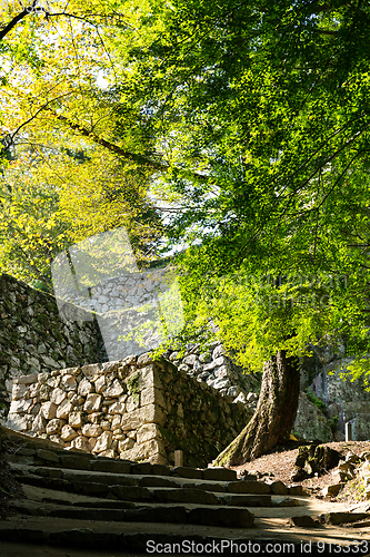 Image of Bitchu Matsuyama Castle Walls in Okayama