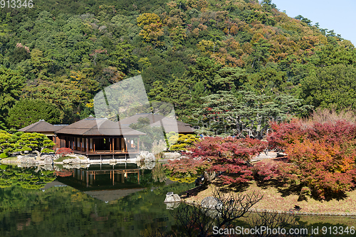 Image of Traditional Ritsurin Garden in Japan