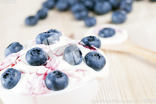 Image of ripe blueberry berries