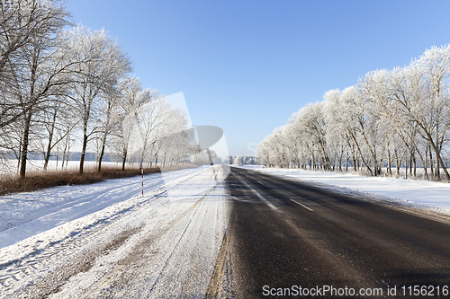 Image of landscape with a road