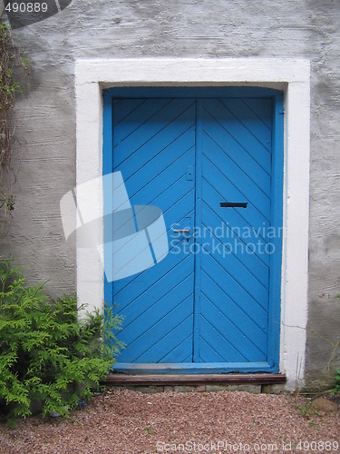 Image of Blue door