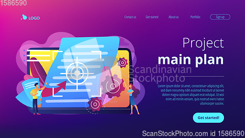 Image of Vision and scope document concept landing page.