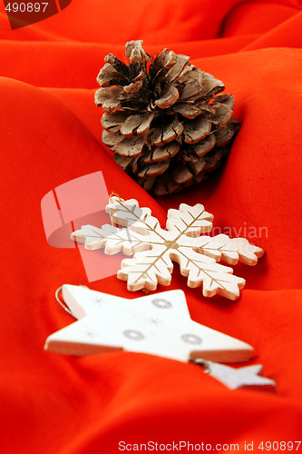 Image of Wooden Christmas decorations