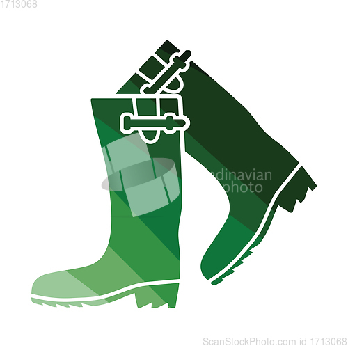 Image of Hunter\'s rubber boots icon