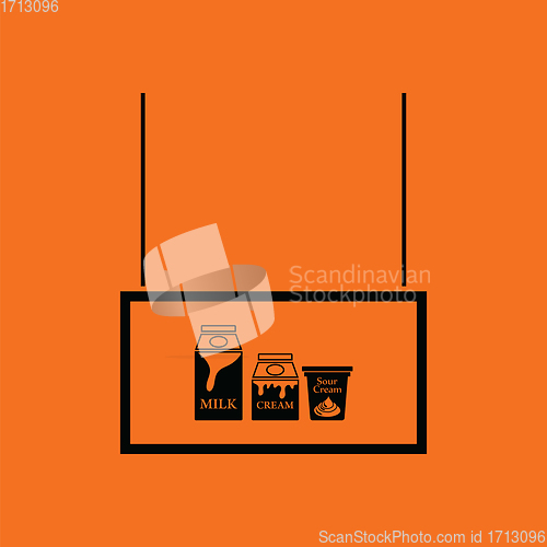 Image of Milk market department icon