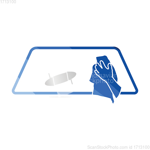 Image of Wipe car window icon