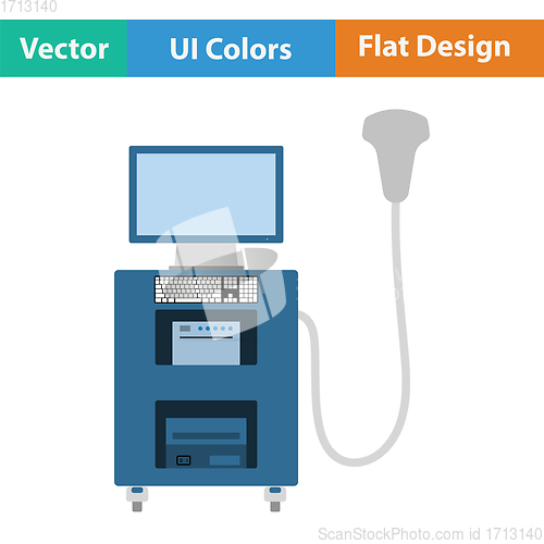 Image of Ultrasound diagnostic machine icon