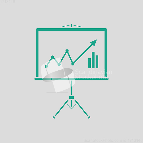 Image of Analytics stand icon