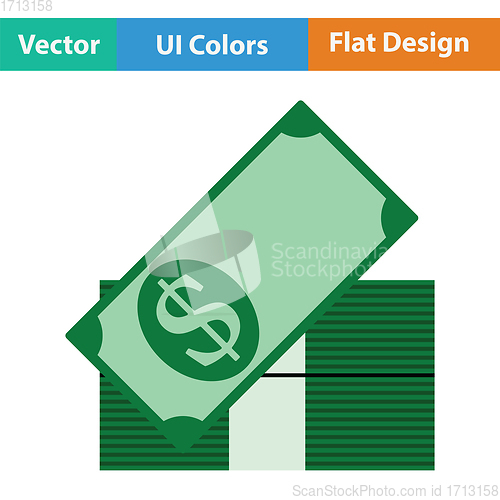 Image of Stack of banknotes icon