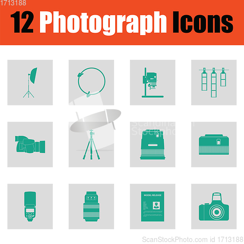 Image of Photography icon set