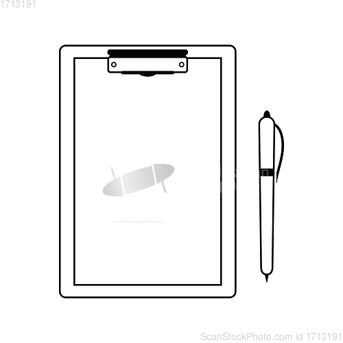 Image of Icon of Tablet and pen