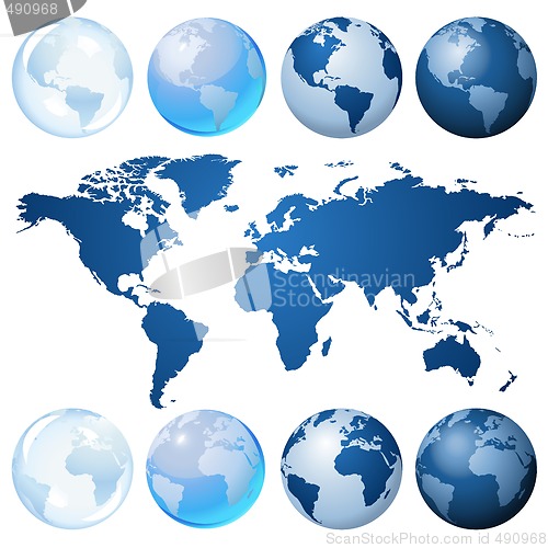 Image of Blue globe kit