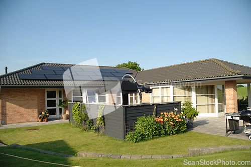 Image of House with solar panels