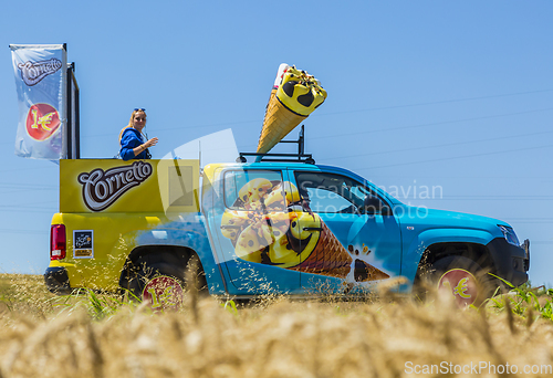 Image of Cornetto Vehicle - Tour de France 2016