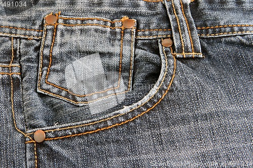 Image of jeans pocket