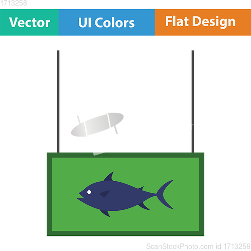 Image of Fish market department icon
