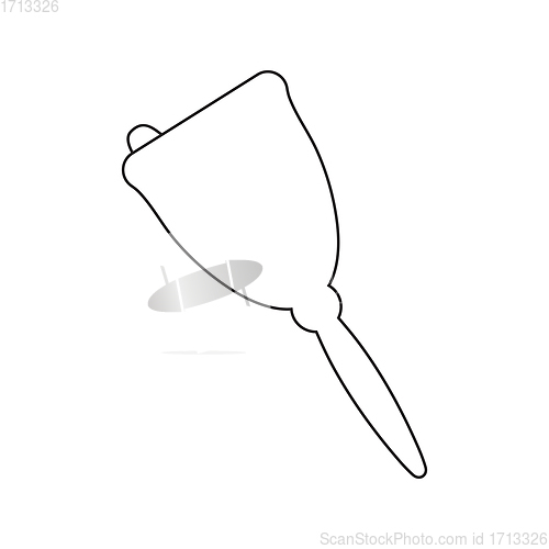 Image of School hand bell icon