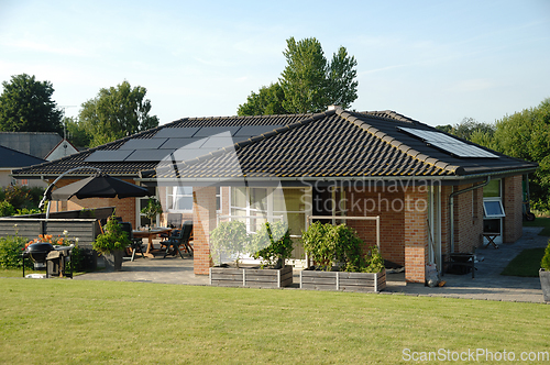 Image of House with solar panels