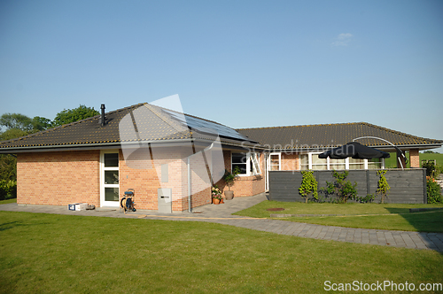 Image of House with solar panels