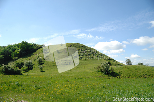 Image of Green Landscape with hill