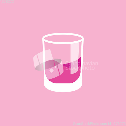 Image of A purple dark grape juice, vector or color illustration.