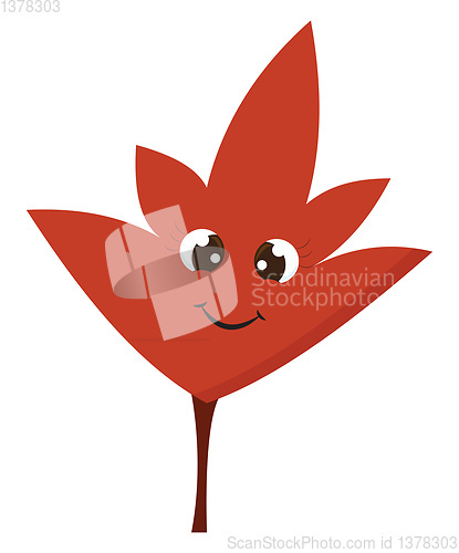 Image of Leaf , vector or color illustration.