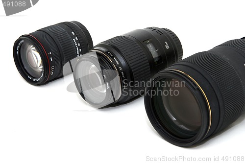Image of three lenses