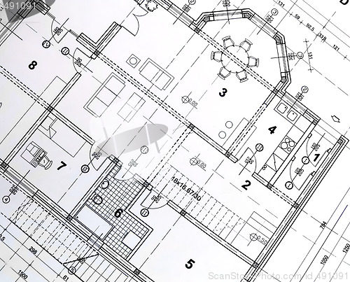 Image of architectural plan