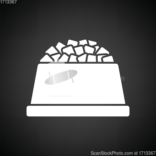 Image of Dog food bowl icon